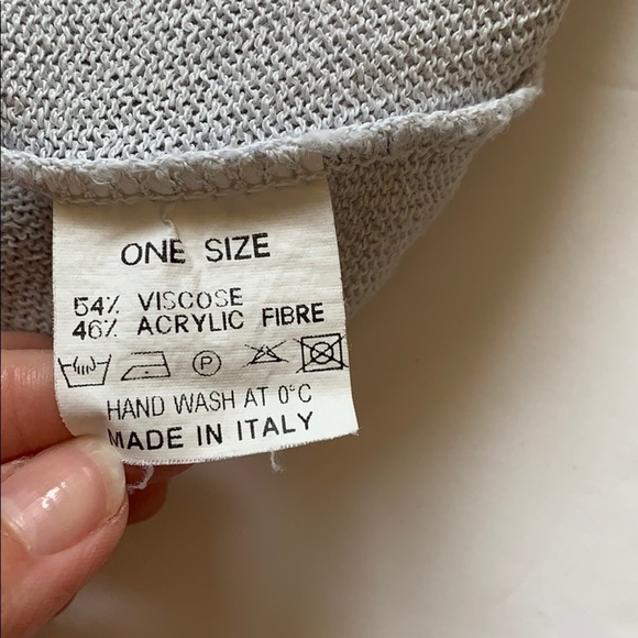 Sarah Pacini Light Grey Side Slit Dress/Tunic,OS - Picture 11 of 11